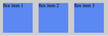 Ejemplo básico flexbox